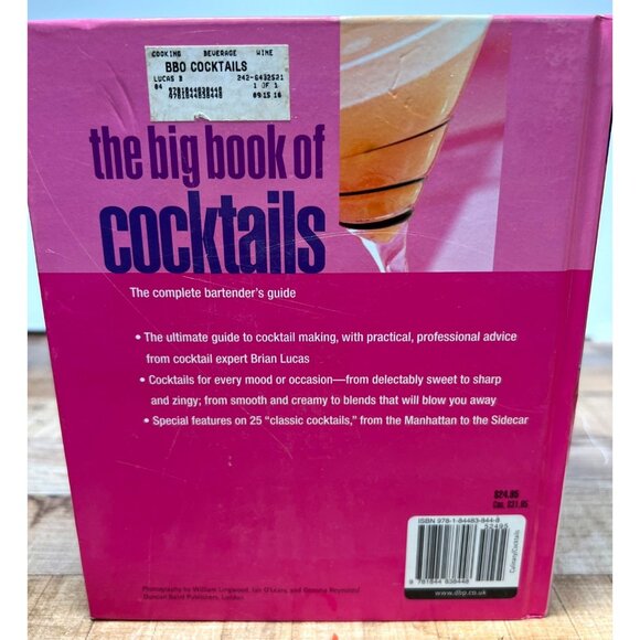 The Big Book Of Cocktails By Brian Lucas - Picture 5 of 7